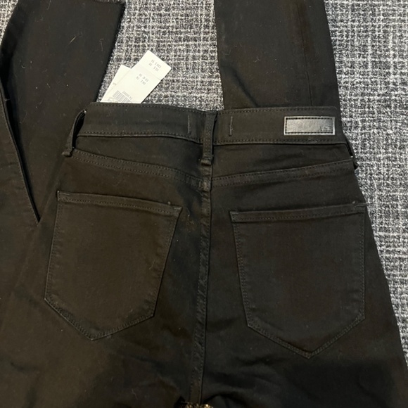 NWT Abercrombie Black Distressed Skinny Jeans - Picture 3 of 8
